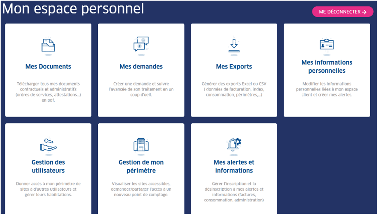 Paramètres personnels