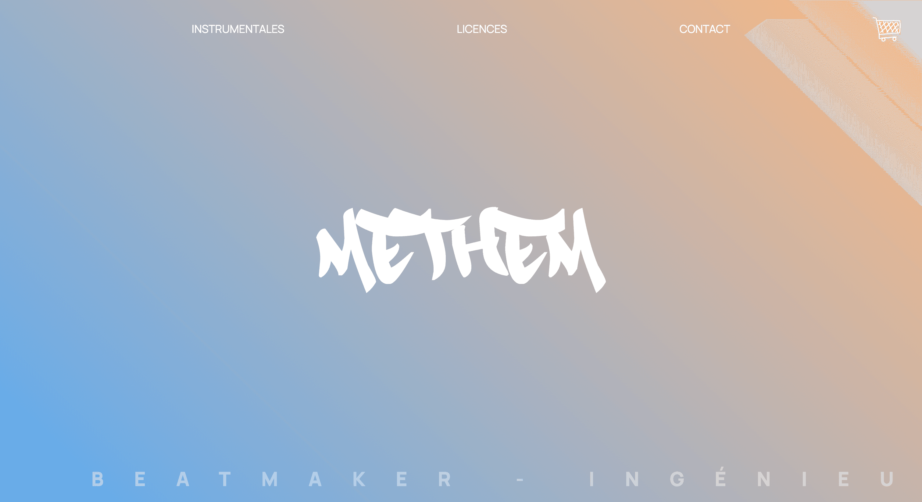 Hero banner du site de metheM